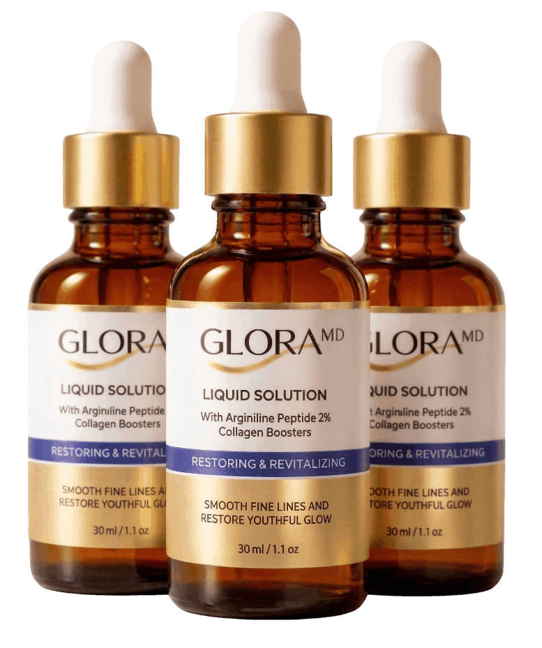 GloraMD Face Serum Anti-Aging Bottle